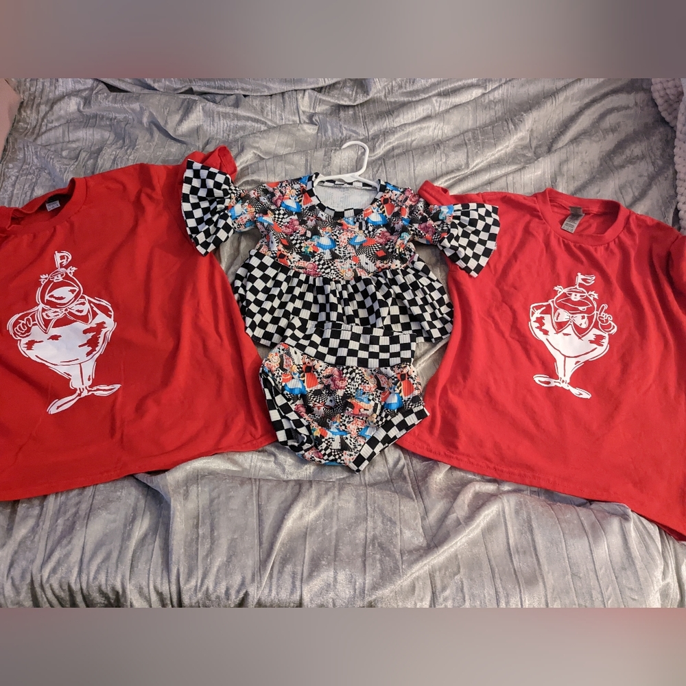Alice in wonderland sibling set